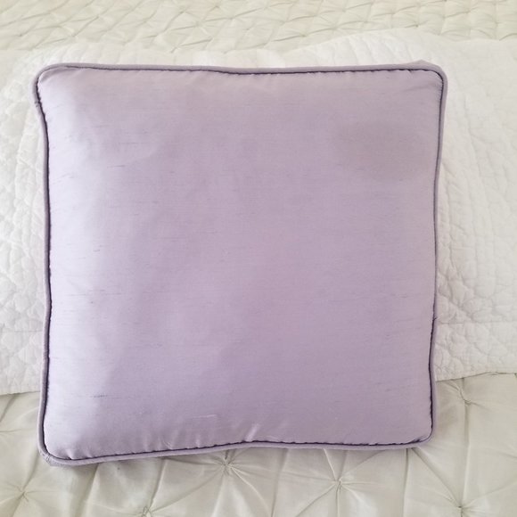 Pottery Barn Accents Pottery Barn Lavender Silk Pillow 8x18 Wdown